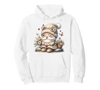 Wildflower GNOME for Women Cute Butterfly Decor for Summer Felpa con Cappuccio