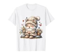 Wildflower GNOME for Women Cute Butterfly Decor for Summer Maglietta