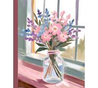 Wildflower Journal for Women: Wide Ruled Floral Bouquet Notebook for Journaling, Writing, or Note Taking. 7.5 x 9.25 Inch Notepad with Flower Cover. 110 Pages of Lined Paper.