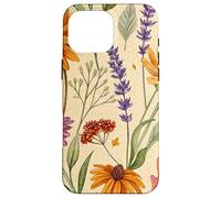 Wildflower Meadow Pattern with Autumn Garden Colors Custodia per iPhone 16 Pro Max