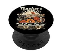 Wildflower Teacher Shirts Women Teachers Plant Seeds Forever PopSockets PopGrip Adesivo