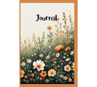 Wildflowers Journal - Writing - Gratitude - Prayer - Poetry - School - Gift for Women - peach