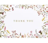 WIldflowers Thank You Notes (14 cards, 15 self-sealing envelopes)