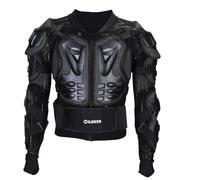 WILDKEN Giacca Moto Corpo Armatura Indumenti di Protezione Completa Moto Professionale Sportivo per Donna Uomo Adulto Spina Dorsale Tuta da Motociclista (Nero, 3XL)