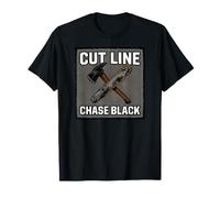 Wildland Firefighter Hotshot Cut Line Chase Black Maglietta