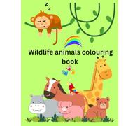 Wildlife animals colouring book