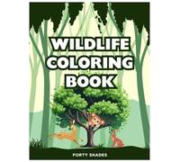 Wildlife Coloring Book: Best Adult Coloring Book with Animal Designs: Large Print, Single-Sided (8.5x11 in) | 25 Beautiful Coloring Pages