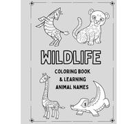 Wildlife: Coloring book for kids