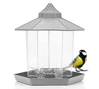 WILDLIFE FRIEND Casetta per uccelli appesa, casetta per nidi di uccelli, in plastica, mangiatoia per uccelli per giardino, balcone, terrazza. Fornisce cibo tutto l'anno