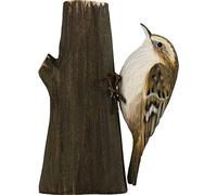 Wildlife Garden - Common Treecreeper - FIGURINA - Uccello - Legno - Naturale - Marrone