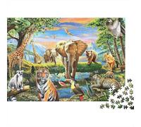 Wildlife Jungle Scene Puzzle Classico 1000 Pezzi Adulti E Ragazzi Attività Indoor Puzzle Difficile Scelta Amazon Gioco Di Logica Cartone Premium 52x38cm/1000pcs
