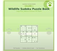 Wildlife Sudoku Puzzle Book: Large Print, Nature & Animals, For Adults