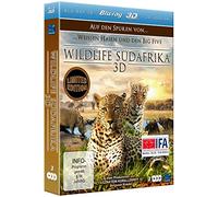 Wildlife Südafrika 3D - Auf den Spuren von weissen Haien und den Big Five (3D Version inkl. 2D Version & 3D Lenticular Card) [Blu-ray] [Edizione: Germania]