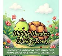 Wildlife Wonders Coloring Book: Cute coloring book for kids, coloring book for adults, kawaii coloring book, Coloring Book for Adults and Kids