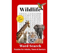 Wildlife Word Search Puzzle Book: Word Searches with Easy to Read Print about Wildlife, Animals, Birds and More | 6x9 inches | 50+ Puzzles ... Perfect Gift for Holidays, Vacations and Free Time