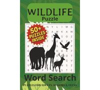 Wildlife Word Search Puzzle Book: Word Searches with Easy to Read Print about Wildlife, Animals, Nature and more / 6x9 Inches, 110 pages, 50+ Puzzles….. Gift for Vacations, Holidays and Free Times