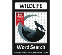 Wildlife Word Search Puzzle Book: Word Searches with Easy to Read Print about Wildlife, Animals, Nature and More | 6x9 inches, 110 pages | 50+ Puzzles ... Gift for Vacations, Holidays and Free Times