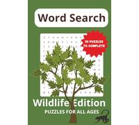 Wildlife Word Search Puzzle Book: Word Searches With Easy to Read Print about Wildlife, Animals, Species and More | 6x9 inches, 100 pages | 50 Puzzles ... Gifts for Relaxing and Free Time