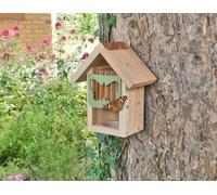 Wildlife World Butterfly Barn Garden Habitat - Casetta in legno per farfalle, falene e merletti
