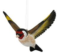 WILDLIFEGARDEN Wildlife Garden WG4442 DecoBird Volante - Uccello decorativo intagliato a mano in legno, uccelli volanti