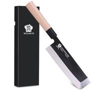 WILDMOK 19,4 cm Nakiri Coltello Asiatico Usuba Coltello Vegetale Tedesco Lama In Acciaio Inox & Maniglia Tradizionale In Legno