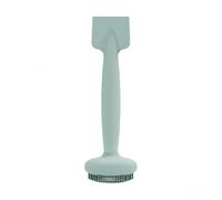WildOath Pennello per maschera facciale a doppia estremità, applicatore in silicone, per pulizia e applicazione, per la cura della pelle quotidiana (blu)