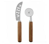 WildOath Tagliapizza in acciaio inox, lama affilata, affettare senza sforzo, essenziale per pizza, torte e biscotti