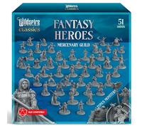 Wildspire Classic Heroes - Mercenary Guild - 51 Verniciabili Per Miniature DND Bulk I 28mm Dungeons Dragons D&D Miniatures