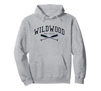 Wildwood New Jersey - Regalo da spiaggia Felpa con Cappuccio