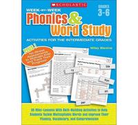 Wiley Blevins W y-Week Phonics & Word Study Activities for the I (Tascabile)
