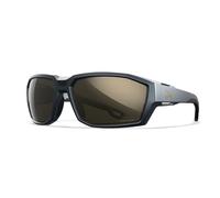 Wiley X Alpine Captivate - Occhiali da sole di sicurezza per uomini e donne, protezione UV per gli occhi (montatura grigio grafite opaco con lenti a specchio in tungsteno CAPTIVATE™)
