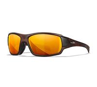 Wiley X Ccbrh04 Wx Breach Captivate Occhiali da sole - Specchio in bronzo polarizzato