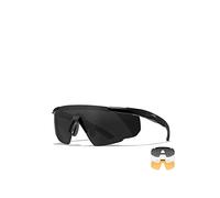 Wiley X Saber Advanced | Occhiali di sicurezza da uomo | Tiro tattico militare Airsoft | Occhiali da sole sportivi | perfetti per corsa, ciclismo, escursionismo all'aperto