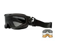 Wiley x Spear Goggles Dual Smoke Grey Clear Light Rust Lens Matte Black Frame