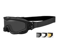 Wiley X Spear Occhiali Dual Smoke Grey Chiaro Light Rust Lenti Nero Montature