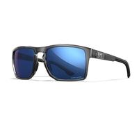 Wiley X WX Founder Captivate Pol Blue Mirror/Gloss Crystal Grey Frame