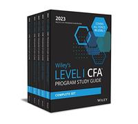 Wiley's Level I Cfa Program Study Guide 2023: Complete Set