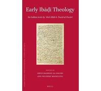 Wilferd Madelung Early Ibāḍī Theology (Copertina rigida)