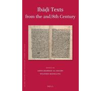 Wilferd Madelung Ibāḍī Texts from the 2nd/8th Century (Copertina rigida)