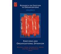 Wilfred J. Zerbe Emotions and Organizational Dynamism (Copertina rigida)