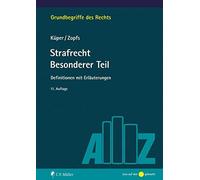 Wilfried Küper Strafrecht Besonderer Teil: Definitionen mit Erläute (Tascabile)