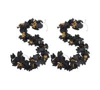 Wilgure 2 Eleganti Foglie Acli Finto Foglie Perfette per Matrimoni Aceri Raccolti Mensole Natalizie Halloween Scale Eleganti Decori Nozze Autunnali