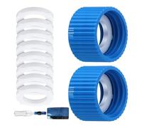 Wilgure 2 PCS Accoppiamento Filtro Acqua per Adattatore Acqua Rapida per Filtri per Acqua Esterna E Bottiglie Accoppiamento Acqua
