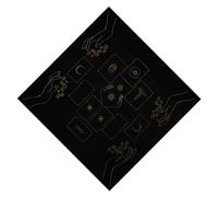 Wilgure 3 misure opzione tarottica altare tessuto misterioso gioco da tavolo tappetino pendolo divino tovaglia imbottitura carte da tavolo