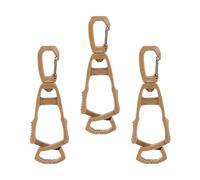 Wilgure 3pieces Guanto Morsetto Carabiner Clip per Sacchetto degli attrezzi Asciugamano Gancio Non Slip Cintura Fissaggi Per La BAU Attività Esterna Cintura Guanti