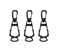 Wilgure 3pieces Guanto Morsetto Carabiner Clip per Sacchetto degli attrezzi Asciugamano Gancio Non Slip Cintura Fissaggi Per La BAU Attività Esterna Cintura Guanti