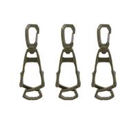 Wilgure 3pieces Guanto Morsetto Carabiner Clip per Sacchetto degli attrezzi Asciugamano Gancio Non Slip Cintura Fissaggi Per La BAU Attività Esterna Cintura Guanti