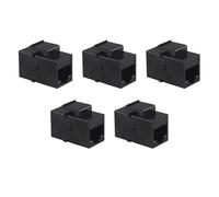 Wilgure 5pcs RJ45 Accoppiatore Accoppiatore Ethernet Inline per L'adattatore Estensione Cavo CAT6 PC Modem Female Office/Modulo Dati Domestici