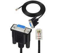 Wilgure 93920 - Cavo di aggiornamento RS232 a 9 poli DB9 su RJ9 4P4C per cavo RS232