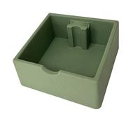 Wilgure Contenitore compatto in silicone, lavabile in lavastoviglie, grigio | Silicone per uso alimentare, lavabile in lavastoviglie, adatto al forno, per la birra quotidiana, resistente alle alte